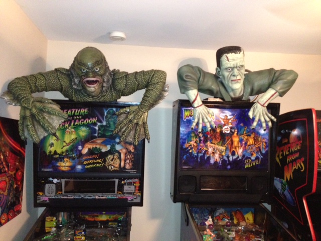 Creature from the Black Lagoon hologram PINBALL TOPPER-Awarded 2019 best new mod 