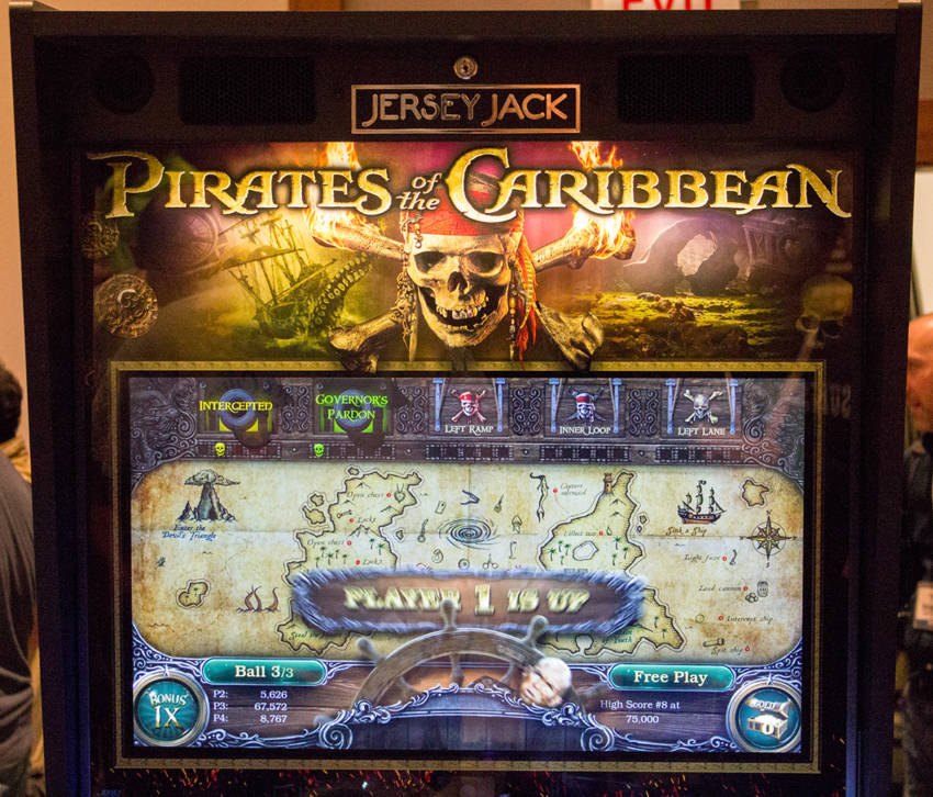 jjp pirates of the caribbean pinball